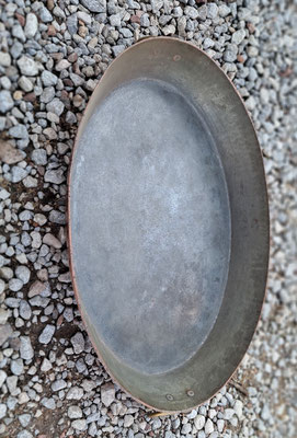 plat à four en cuivre 