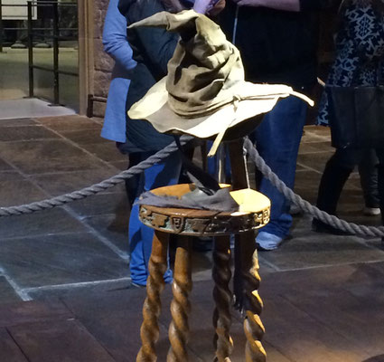 Harry Potter Studio Tour, der sprechende Hut