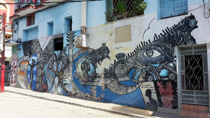 Callejon de Hamel Havanna
