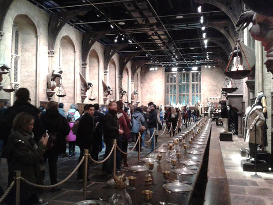 Harry Potter Studio Tour, Speise- und Festsaal Hogwarts