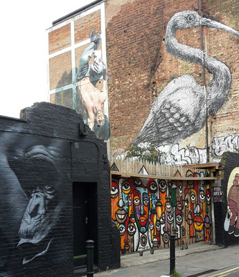 Kurztrip / Städtereise Europa - London Street Art Shoreditch