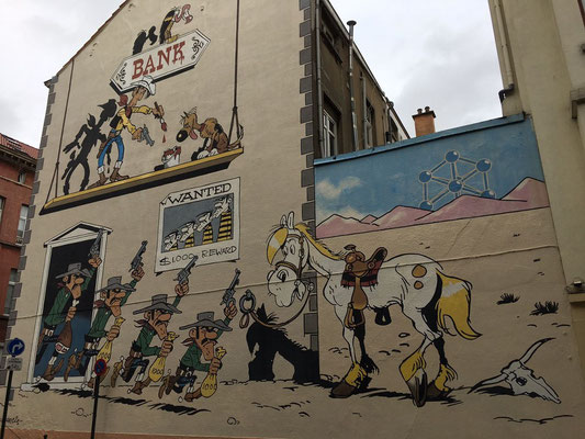 Lucky Luke, Comic Route, Brüssel