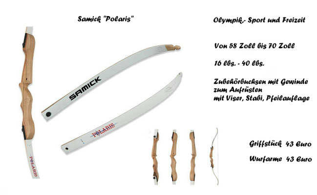 Take Down recurvbogen Samick Polaris