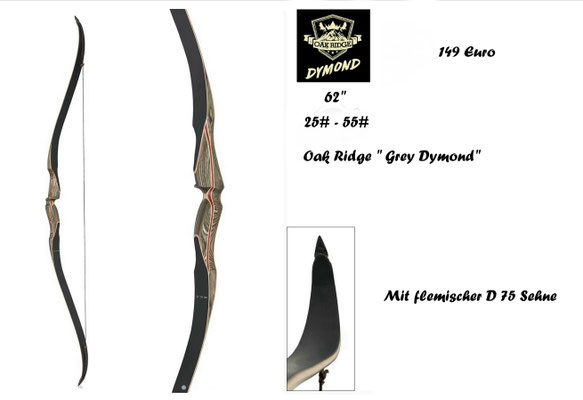 Oak Ridge Grey Dymond Recurvebogen mit 62"