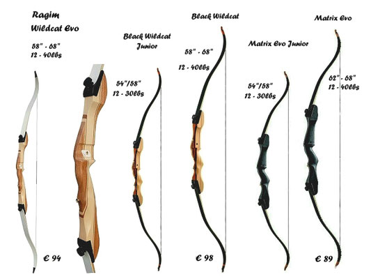 Ragim Recurvbogen Matrix Evo und Wildcat evo