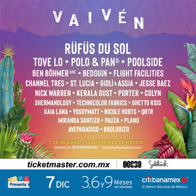 Festival Vaivén - 29 de abril 2023 - Jardines de México