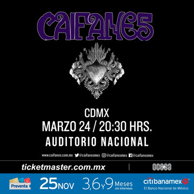 Caifanes - 24 de marzo - Auditorio Nacional
