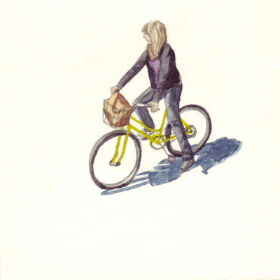2011/12/13, watercolor on paper, 10x10cm