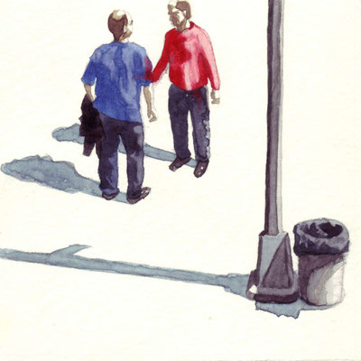 2011/12/13, watercolor on paper, 10x10cm
