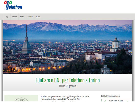 Sito web Telethon