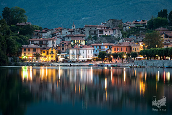 Piemonte 5a - Il Lago di Mergozzo alla sera