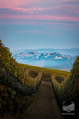 17 - Castiglione Falletto al tramonto