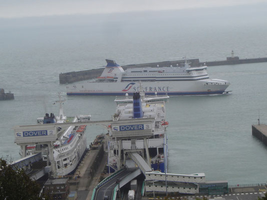 Seafrance Molière, Pride of Calais & Dunkerque Seaways (©lebateaublog2011)