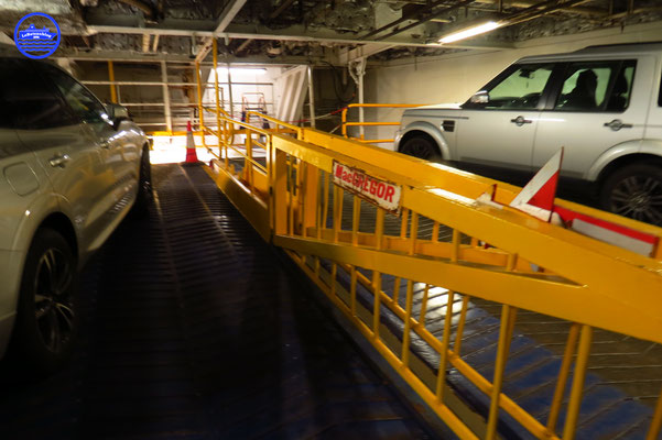 Dans le nez de Stena Europe