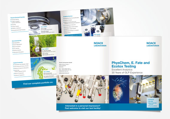 Kunde Noack Laboratorien – Flyer