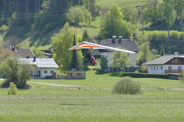 Benno im Endanflug