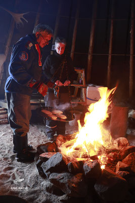 Kota bei Mourujärvi Finnisch Lappland 0693