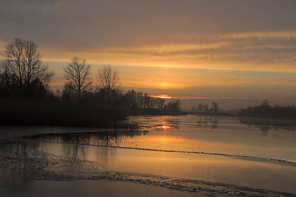 Winterabend an der Eider bei Bargen 0120