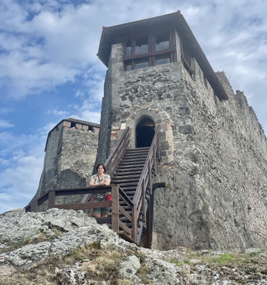 An der Burgruine in Visegrad