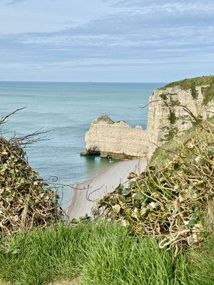 Am Aussichtspanorama in Étretat