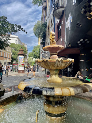 Wahnsinnig hübsch anzusehen ist das Hundertwasserhaus