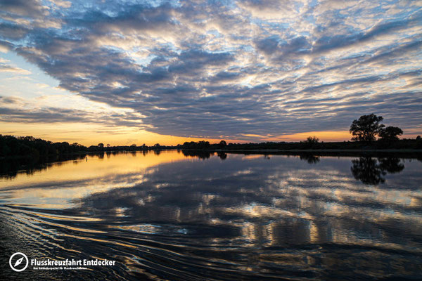 Solche Bilder: Nur auf dem Fluss!