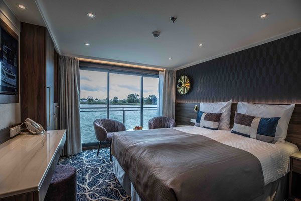 Die modernen Kabinen an Bord der MS Annika