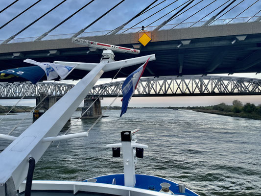 Das Schiff nimmt Kurs auf Düsseldorf