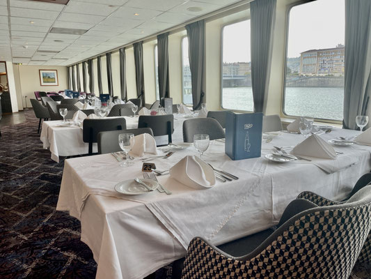 Das Panorama Restaurant auf der BIJOU DU RHÔNE