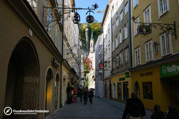 Die schicken Einkaufsstraßen Salzburgs