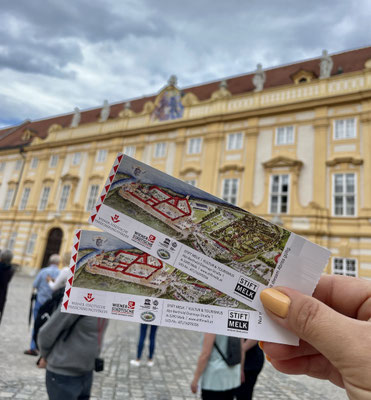 In den Tickets für das Stift ist der Eintritt zum Stiftsgarten schon mit drin