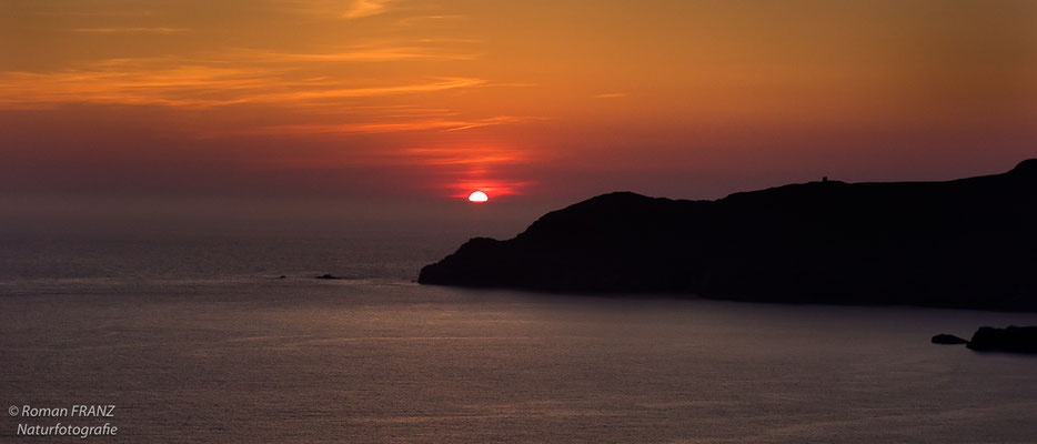 Sonnenuntergang auf der Halbinsel Kerry, Irland