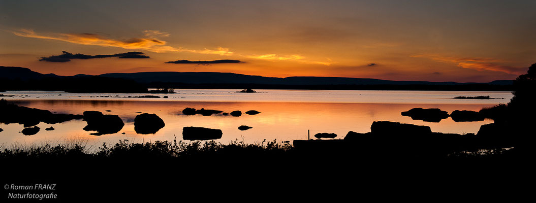 Sonnenuntergang am Lough Corrib,Irland