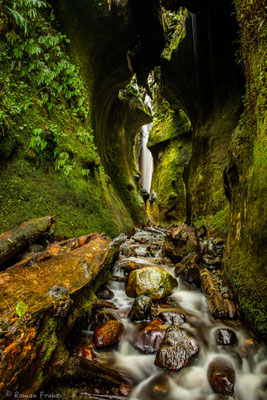 Verborgener Wasserfall