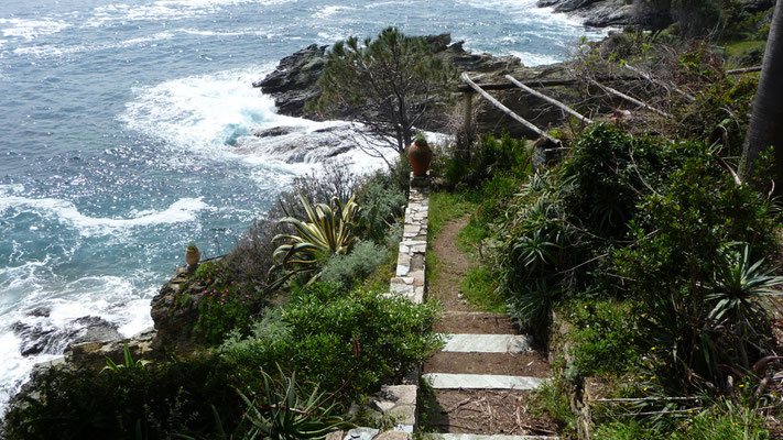 La descente vers la plage