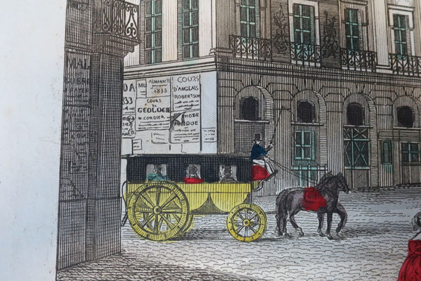 Paris, Place des Victoires, détail / Abbeville, Musée Boucher-de-Perthes