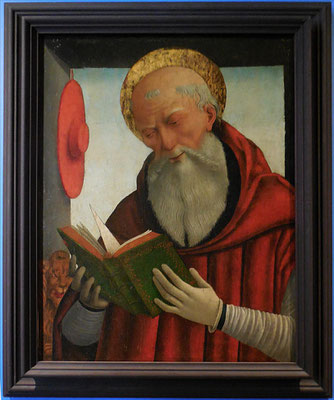 Geminiano di Bongiovanni Benzoni, saint Jérôme lisant, vers 1490 - Ferrare / Chaalis, abbaye