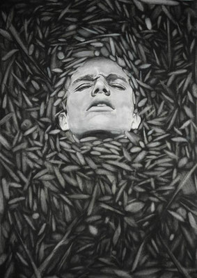 'Oppression' - Tempera on paper - 29,7 cm x 42 cm. 2016