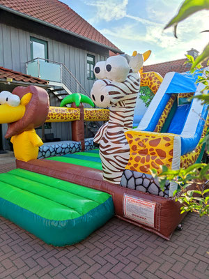 Hüpfburg Dschungeltiere Verleih Braunschweig - Abenteuer für Kinder