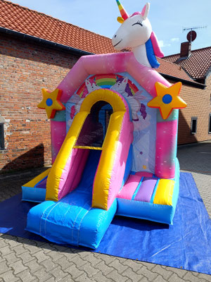 Jetzt Hüpfburg Einhornparadies XL mieten in Braunschweig