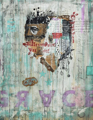 "Grace", 125 x 95 cm auf Leinand