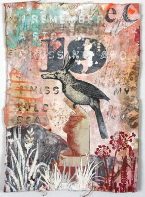 "Missing the wild sea", ca. 27 x 19 cm auf Leinwand
