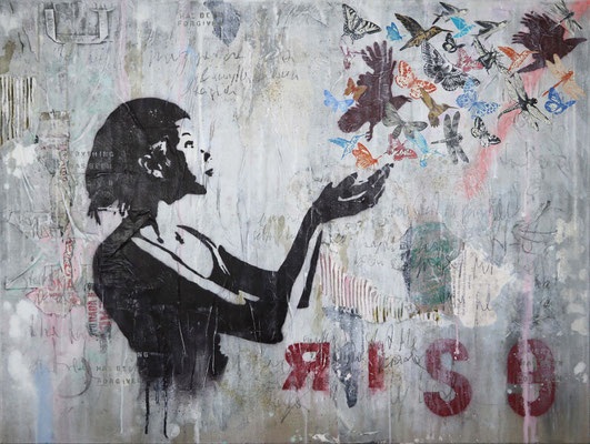 "Rise (everything has been forgiven)", 95 x 125 cm auf Leinwand