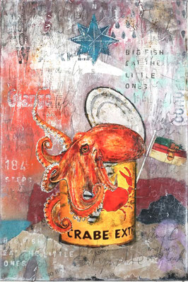 "Finally, I am back", 60 x 40 cm auf Leinwand