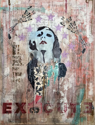 "Execute", 125 x 95 cm auf Leinwand