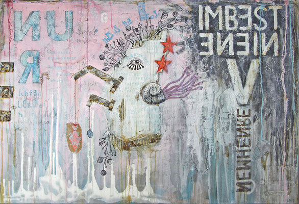 "Im besten Einvernehmen", 100 x 145 cm auf Leinwand