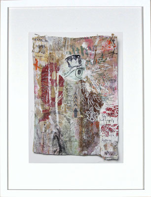 "The one-eyed King", ca. 27 x 19 cm auf Leinwand
