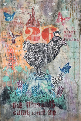 "Start the parade", 60 x 40 cm auf Leinwand