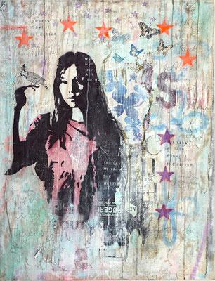 "The less we talk about it the better", 125 x 95 auf Leinwand