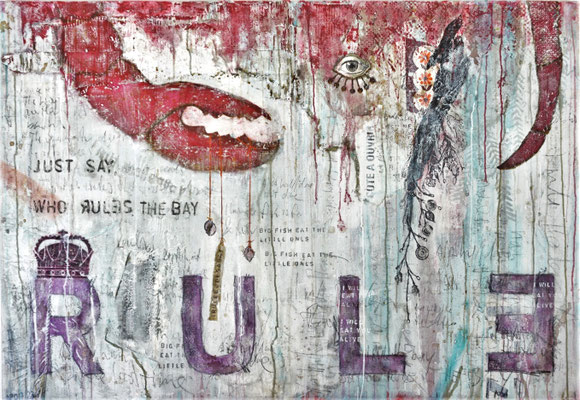"I rule Bodega Bay", 100 x 145 cm auf Leinwand